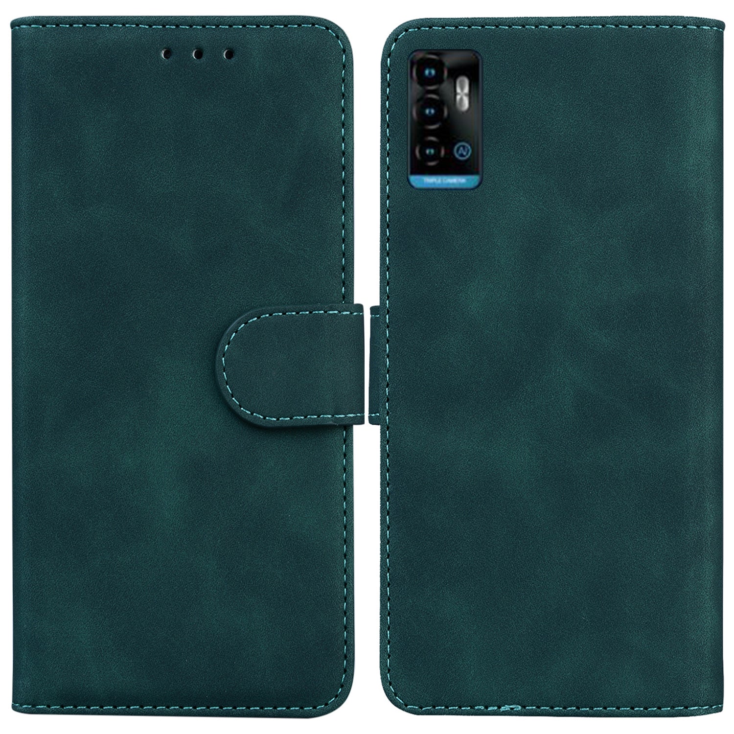 For ZTE Blade A72 Blade V40 Vita Solid Color PU Leather Flip Folio Cover Stand Wallet Magnetic Clasp Shockproof Phone Case For ZTE Blade A72 Blade V40 Vita Solid Color PU Leather Flip Folio Cover Stand Wallet Magnetic Clasp Shockproof Phone Case